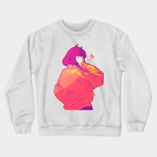 Cat Girl Crewneck Sweatshirt